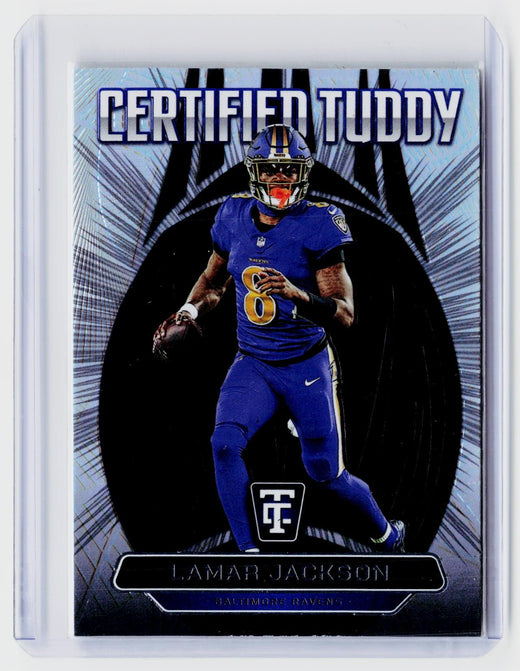 2024 Panini Totally Certified Lamar Jackson #17 Baltimore Ravens - front