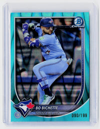 2025 Bowman Chrome Bo Bichette Aqua Refractor #56 /199 Toronto Blue Jays - front