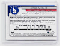 2024 Bowman Shohei Ohtani #33 Los Angeles Dodgers - back