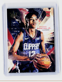 2021-22 Panini Court Kings Brandon Boston Jr. Rookie #95 Los Angeles Clippers - front