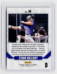 2026 Panini Donruss Elite Baseball Spellbound Ethan Holliday #38 - back