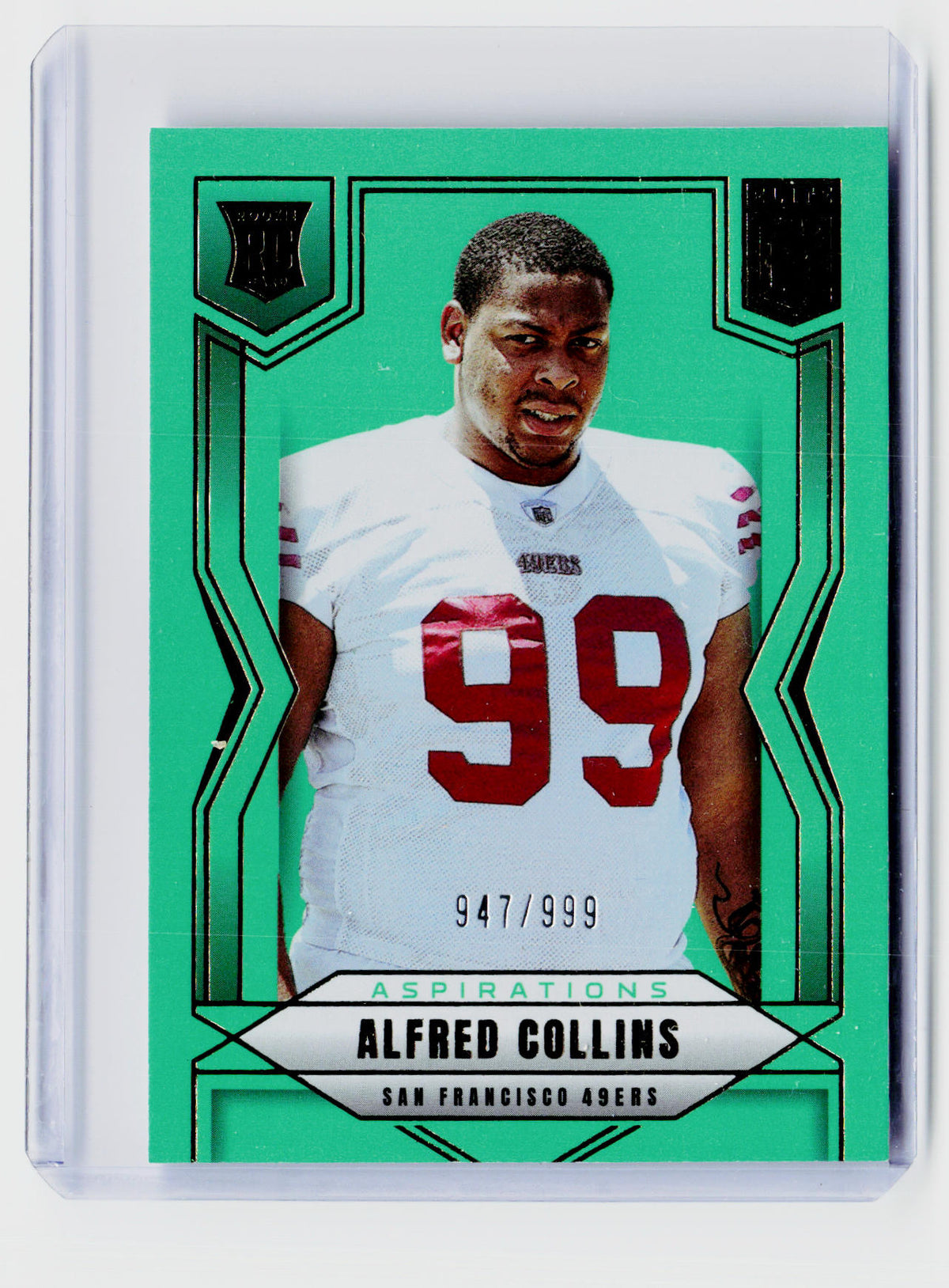 2025 Panini Donruss Elite Football Alfred Collins Aspirations #187 947/999 - front