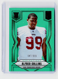 2025 Panini Donruss Elite Football Alfred Collins Aspirations #187 947/999 - front