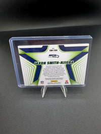 2025 Panini Score Stars of the NFL Jaxon Smith-Njigba Seahawks Memorabilia Card SNJ-JSA - back
