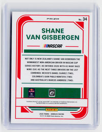 2026 Panini Donruss Racing Shane van Gisbergen #34 - back