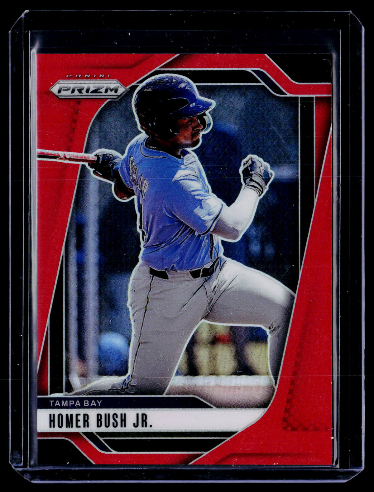 2025 Panini Prizm Baseball Homer Bush Jr. Red Prizm #127 /299 - front