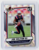2024 Panini Donruss The Rookies Joe Milton III #TR-10 New England Patriots - front