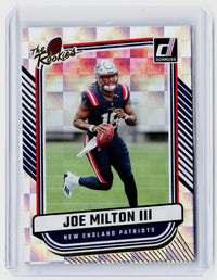 2024 Panini Donruss The Rookies Joe Milton III #TR-10 New England Patriots - front