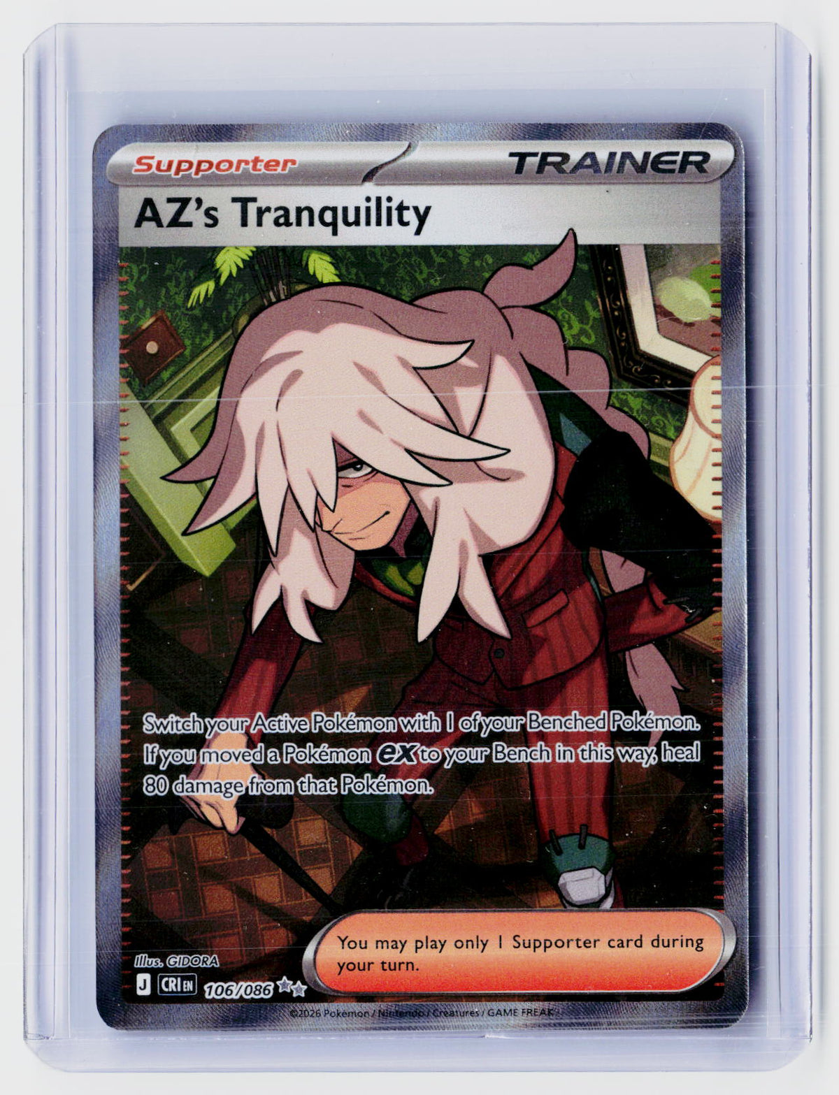2026 Pokémon Mega Evolution—Perfect Order AZ's Tranquility 106/086 - front