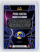 2025 Panini Phoenix Thunderbirds Puka Nacua #30 15/25 - back