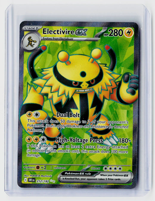 2025 Pokémon Destined Rivals Electivire ex 212/182 - front