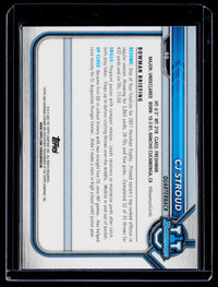 2022 Topps Bowman University Bowman Paper Prospects CJ Stroud #90 - back