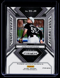 2024 Panini Prizm Baseball Sensational Signatures Jose Rodriguez Red Prizm Auto SS-JR - back