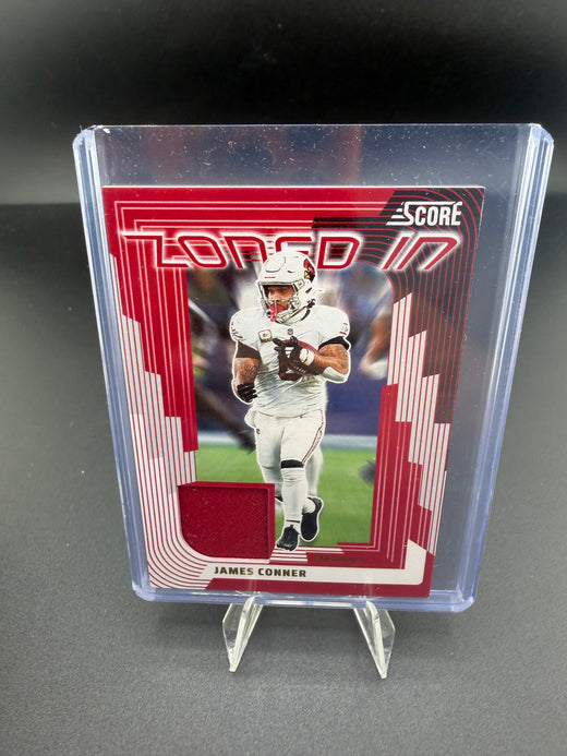 2025 Panini Score Zone Memorabilia James Conner Arizona Cardinals - front