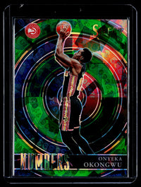 2020-21 Panini Select Numbers Onyeka Okongwu #24 Atlanta Hawks - front