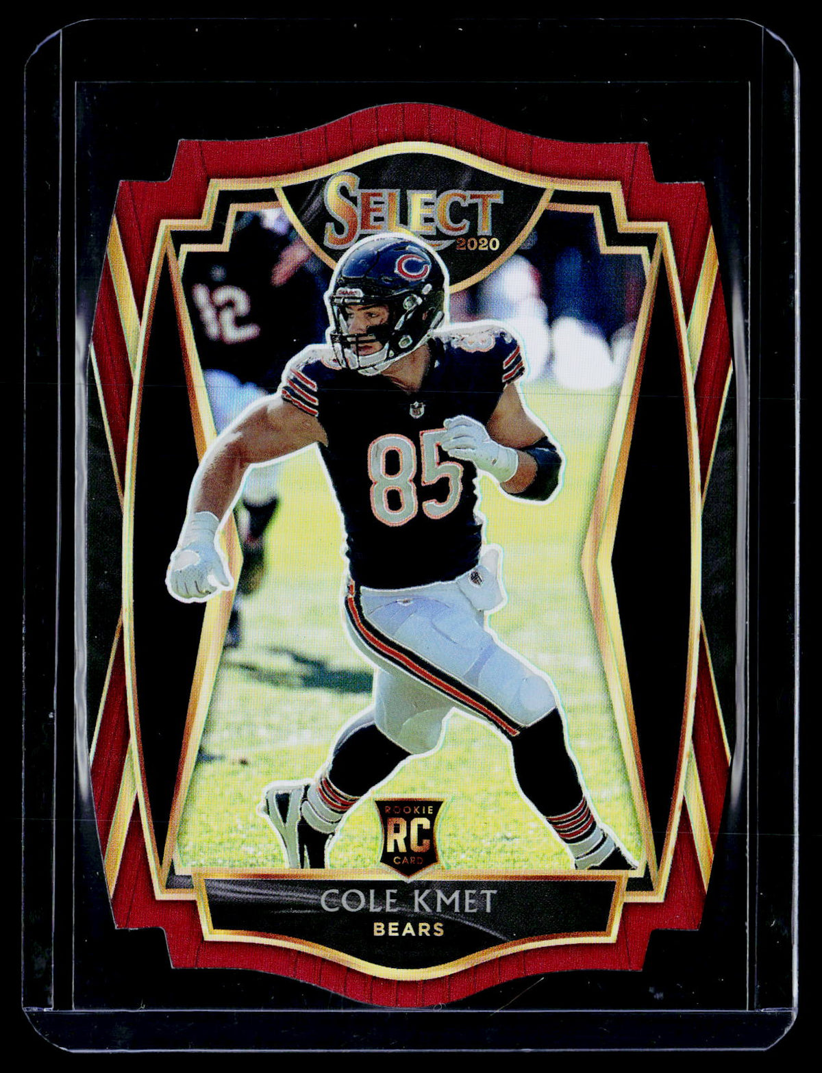 2020 Panini Select Football Cole Kmet Rookie Die-Cut #174 Chicago Bears - front