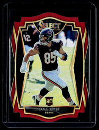 2020 Panini Select Football Cole Kmet Rookie Die-Cut #174 Chicago Bears - front