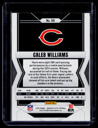 2025 Panini Donruss Elite Football Caleb Williams #99 Chicago Bears - back