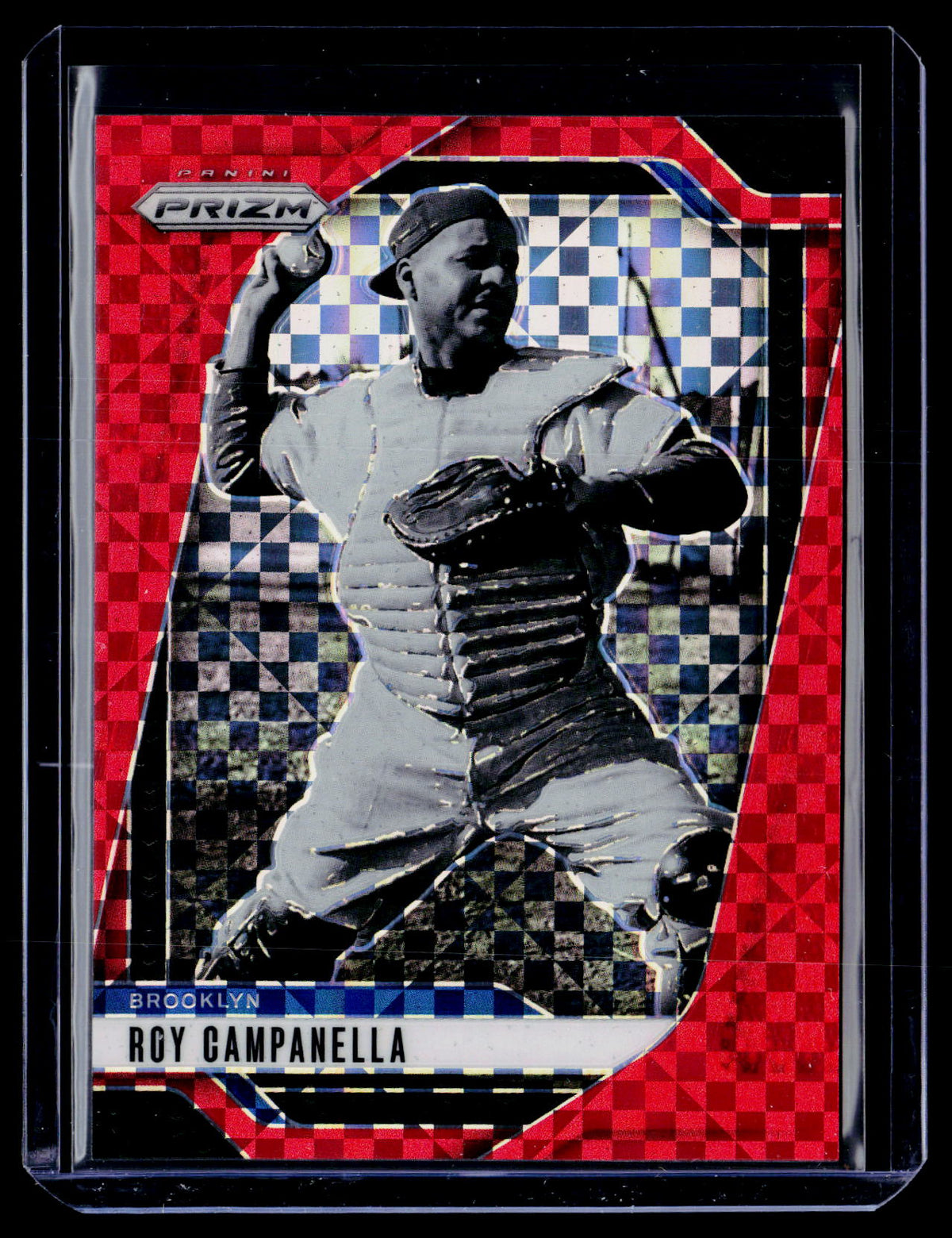 2025 Panini Prizm Baseball Roy Campanella Red Checkerboard #150 /99 - front