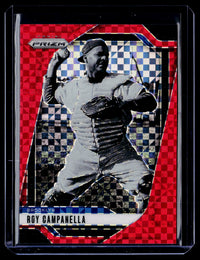 2025 Panini Prizm Baseball Roy Campanella Red Checkerboard #150 /99 - front