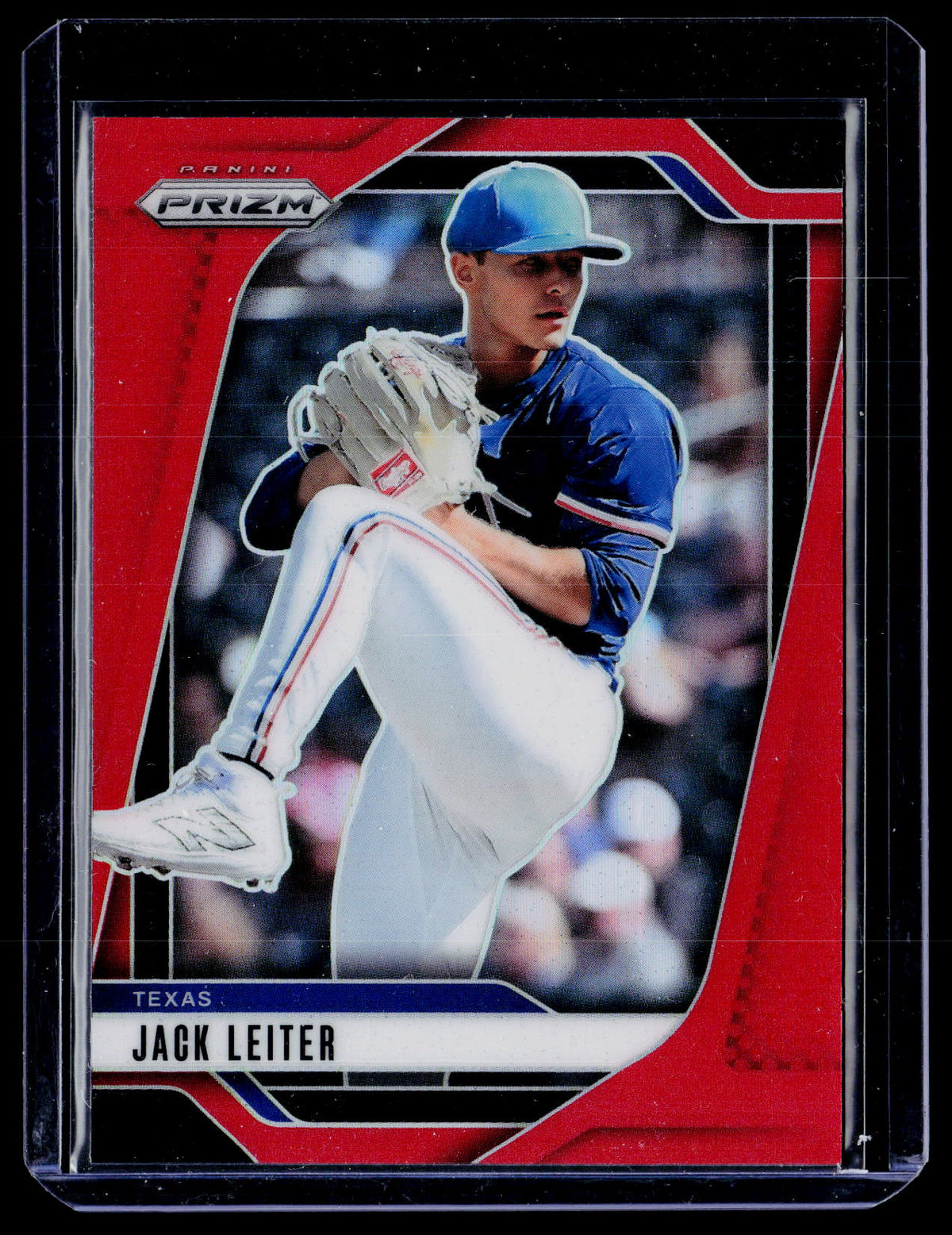 2025 Panini Prizm Baseball Jack Leiter Red Prizm #278 /299 - front