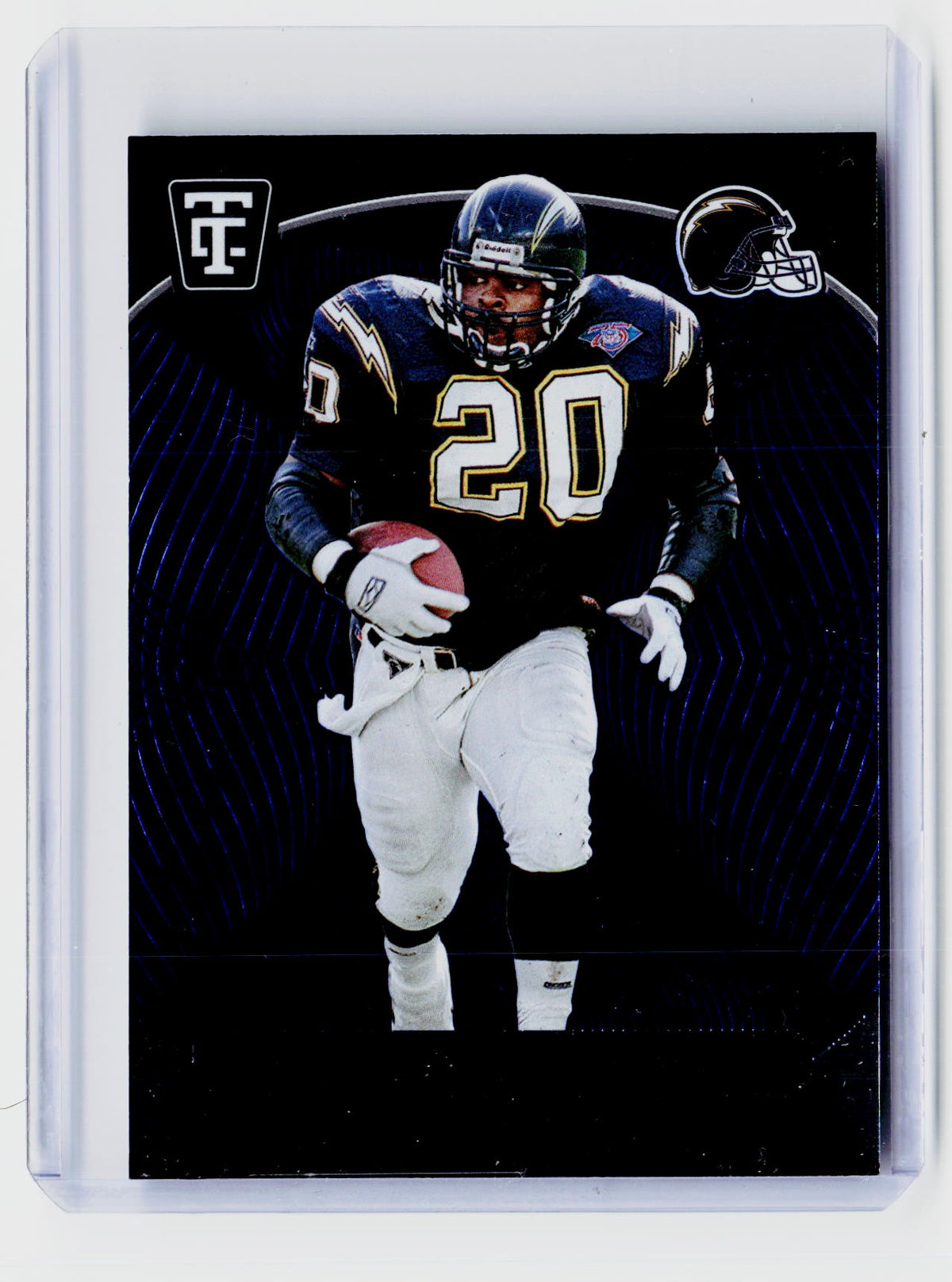2024 Panini Totally Certified Football Natrone Means #191 Mirror Blue 299/399 - front