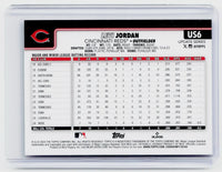 2025 Topps Update Series Levi Jordan RC #US6 Cincinnati Reds - back