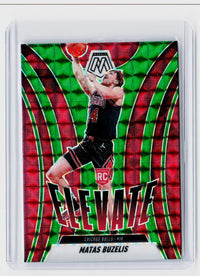 2024-25 Panini Mosaic Basketball Matas Buzelis Rookie Chicago Bulls - front