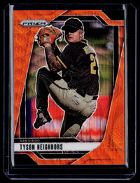 2025 Panini Prizm Baseball Tyson Neighbors Orange Wave Prizms #246 47/49 - front