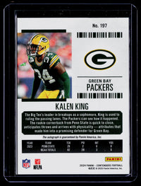 2024 Panini Contenders Rookie Ticket Kalen King Auto #197 - back