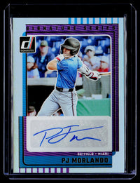 2025 Panini Donruss Baseball Signature Series PJ Morlando Autograph #SG-PJM - front