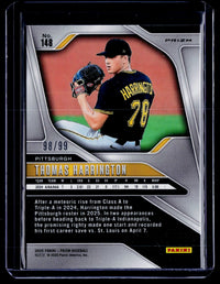 2025 Panini Prizm Baseball Thomas Harrington #148 Red Power Prizm /99 - back
