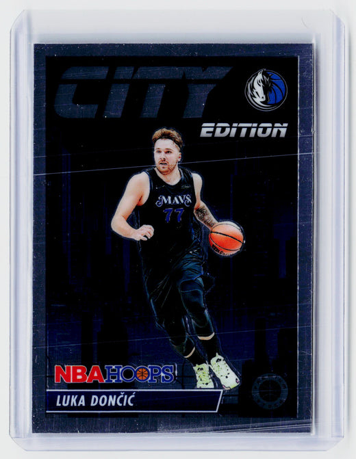 2023-24 Panini NBA Hoops Premium Stock City Edition Luka Dončić #23 - front