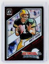 2023 Panini Donruss Optic Retro Series Brett Favre #4 Green Bay Packers - front