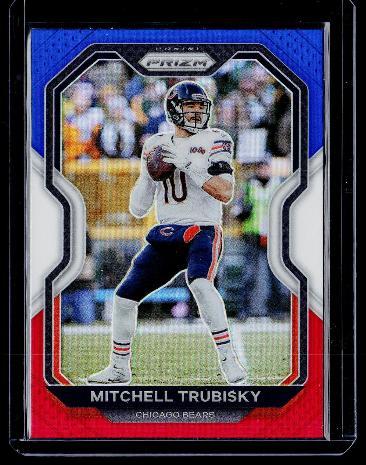 2020 Panini Prizm Football Mitchell Trubisky Chicago Bears #187 - front
