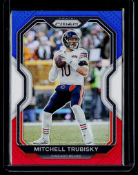 2020 Panini Prizm Football Mitchell Trubisky Chicago Bears #187 - front