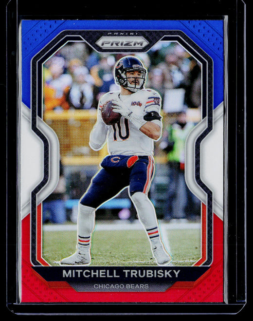 2020 Panini Prizm Football Mitchell Trubisky Chicago Bears #187 - front
