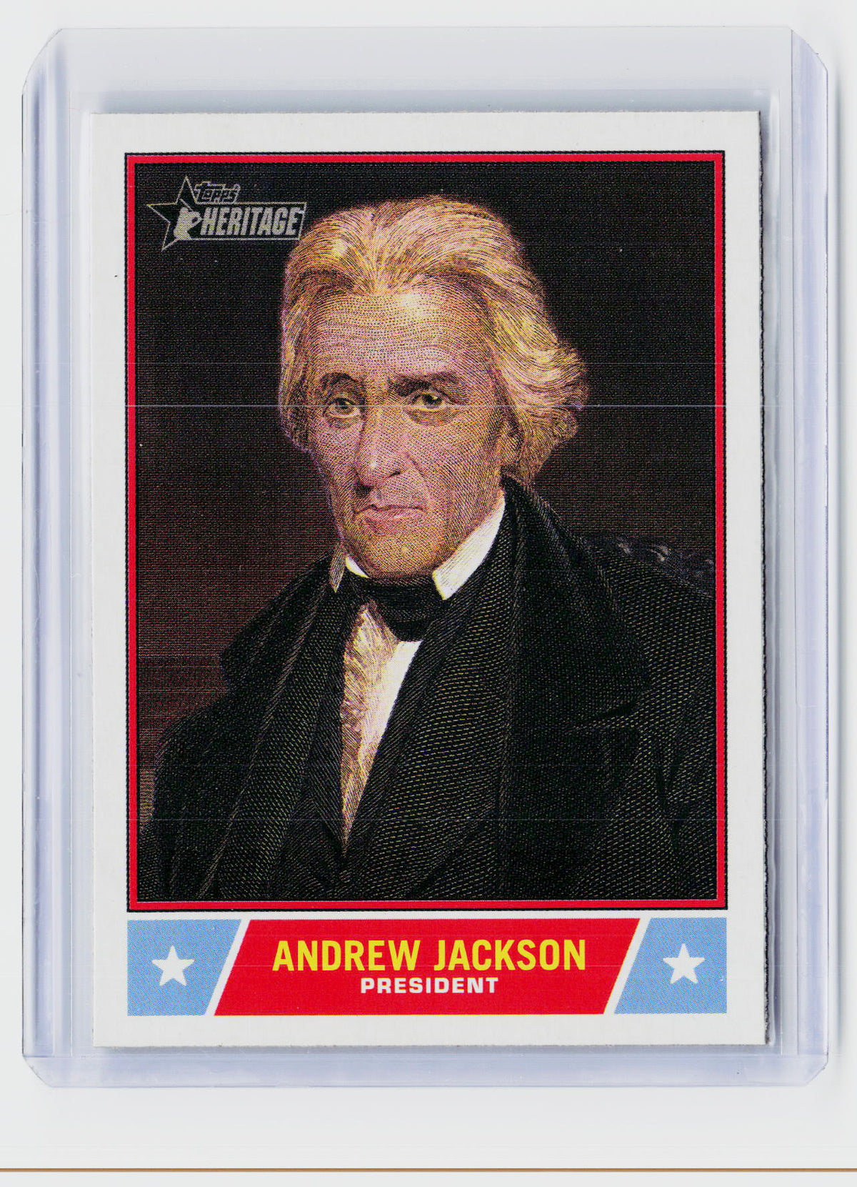 2025 Topps Heritage Notable Americans Andrew Jackson NS-36 - front