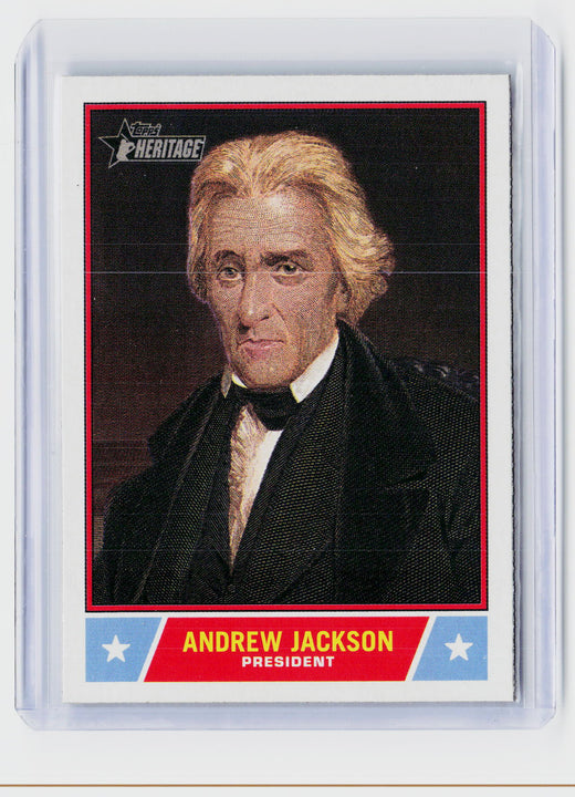 2025 Topps Heritage Notable Americans Andrew Jackson NS-36 - front