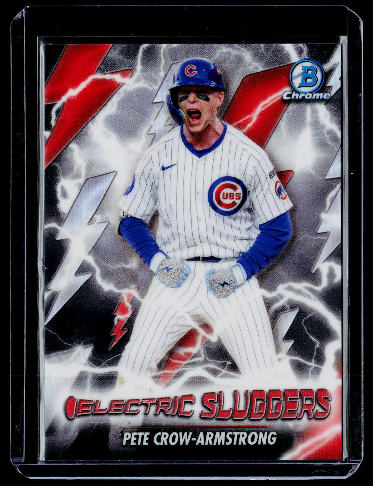 2026 Topps Bowman Chrome Electric Sluggers Pete Crow-Armstrong ES-24 - front
