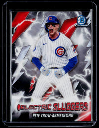 2026 Topps Bowman Chrome Electric Sluggers Pete Crow-Armstrong ES-24 - front