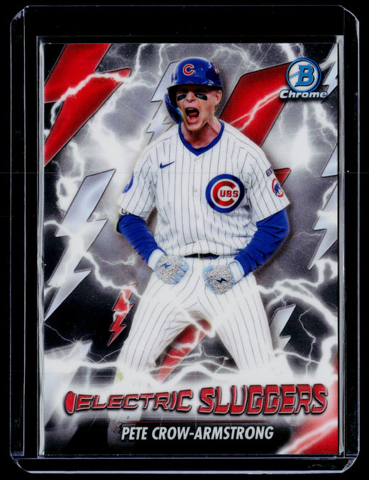 2026 Topps Bowman Chrome Electric Sluggers Pete Crow-Armstrong ES-24 - front