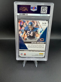 2020 Panini Mosaic Hall of Fame Brian Urlacher No Huddle #282 PSA Mint 9 10/10 - back