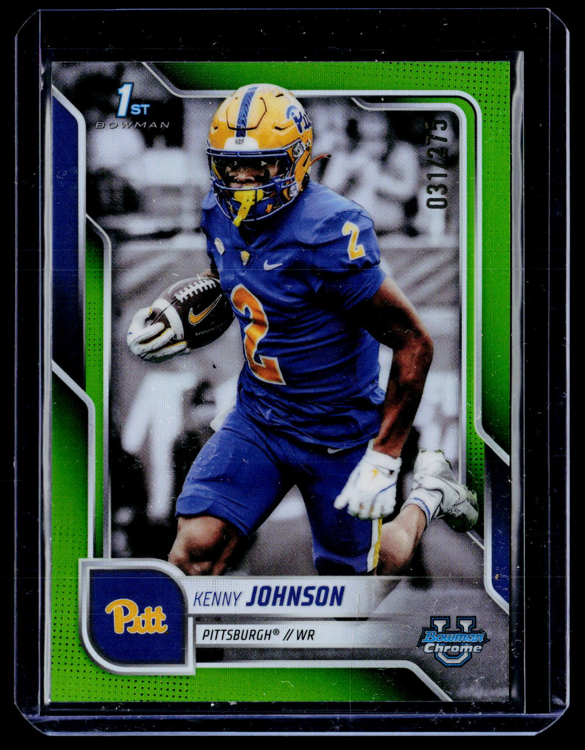2025 Topps Bowman Chrome Kenny Johnson #87 /275 - front