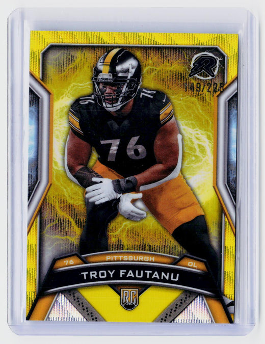 2025 Topps Resurgence Troy Fautanu RC #182 Pittsburgh Steelers - front