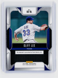 2025 Panini Prizm Baseball Sensational Signatures Cliff Lee Autograph SS-CL - back