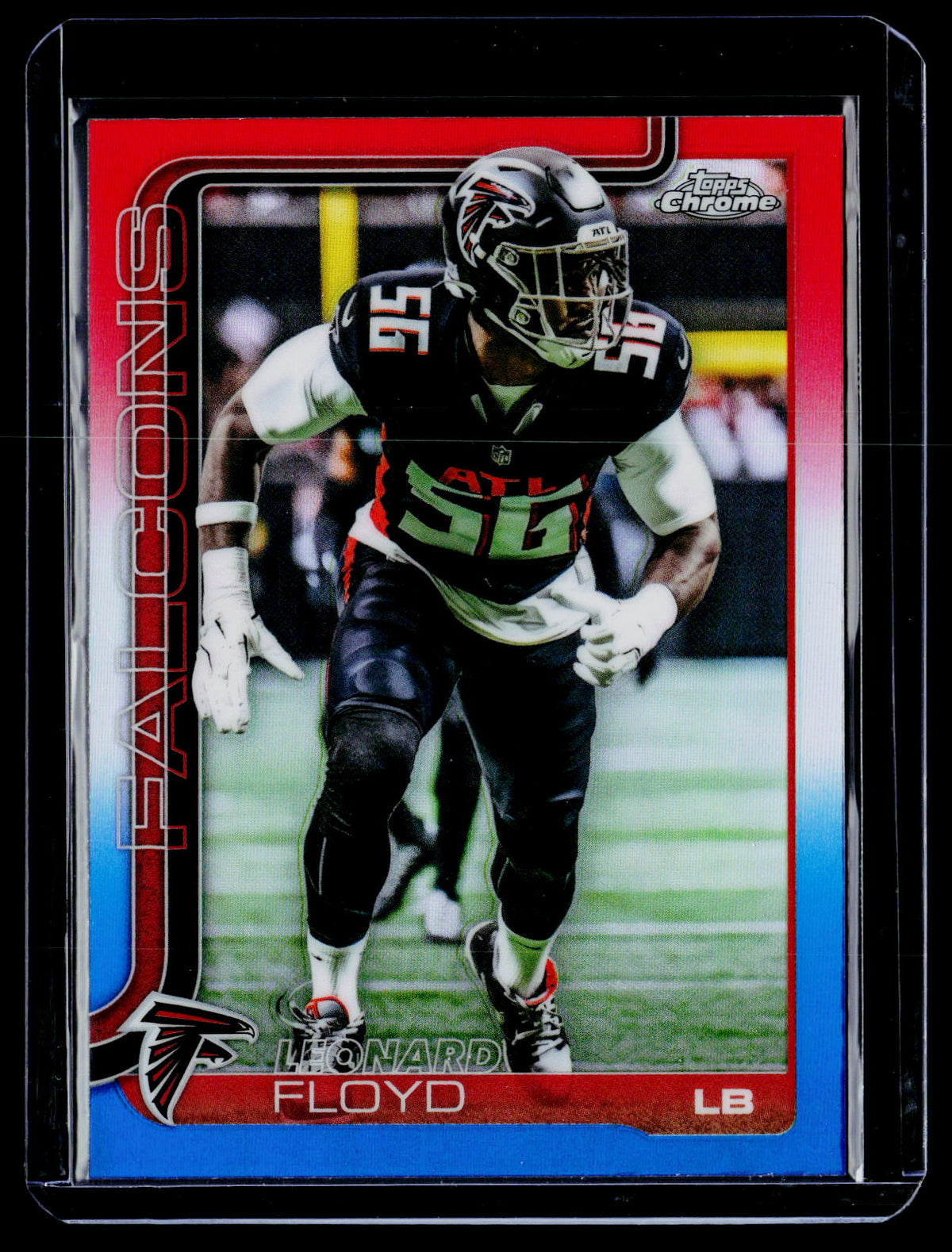 2025 Topps Chrome Leonard Floyd #18 Atlanta Falcons - front