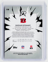 2026 Topps Football Shemar Stewart Rookie Card #118 Cincinnati Bengals - back