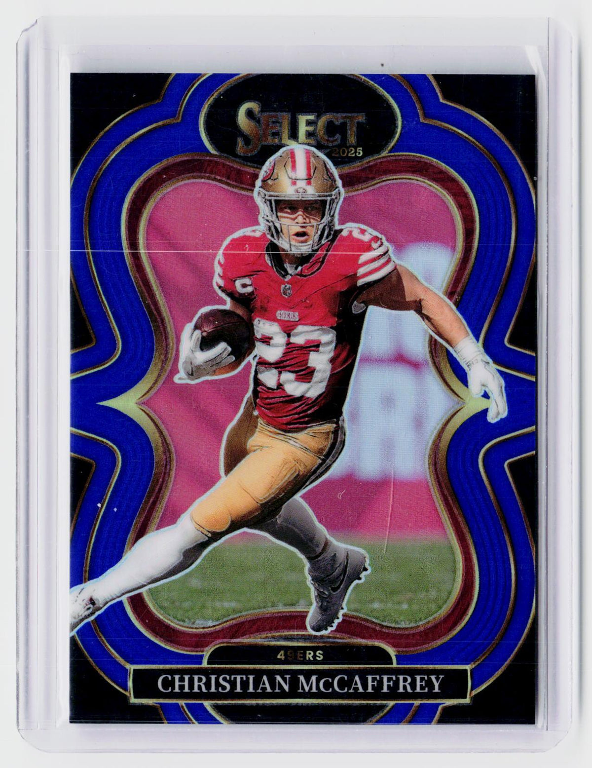 2025 Panini Select Football Christian McCaffrey Suite Level Prizm 82/99 #317 - front