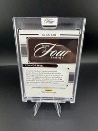 2026 Panini Turn Four Racing Center Stage Connor Hall RC Autograph /99 CS-CHL - back